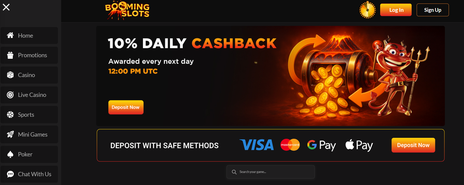 Booming Slots Casino