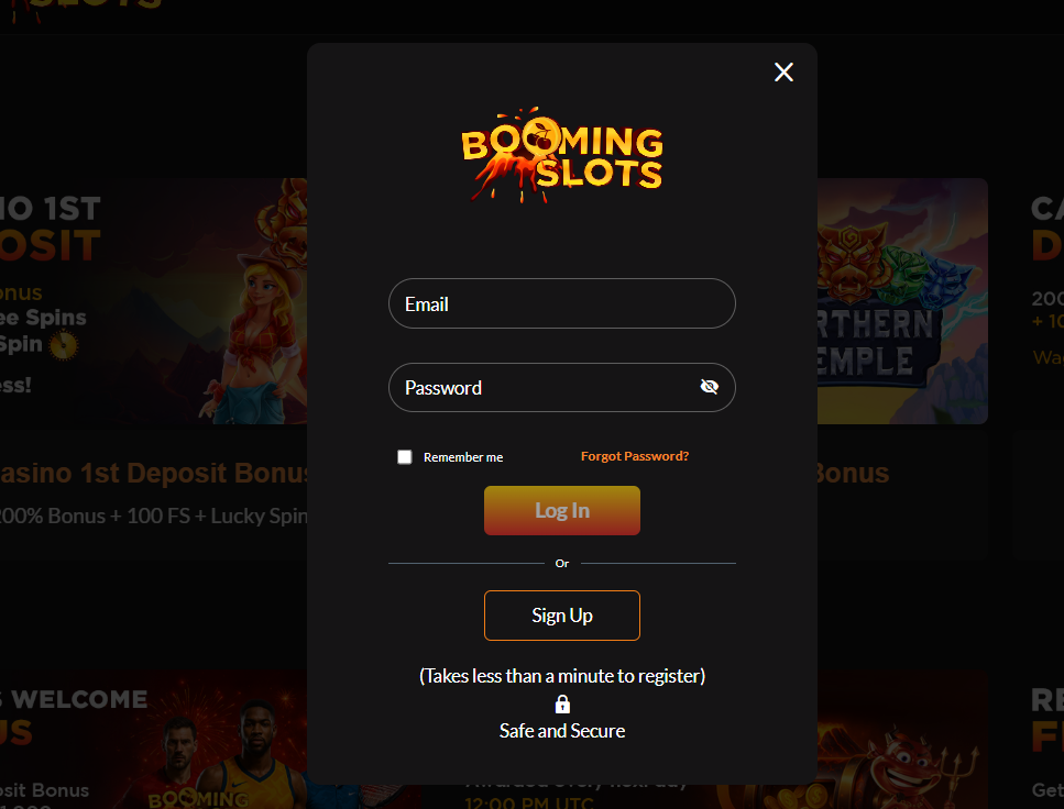 Booming Slots Casino